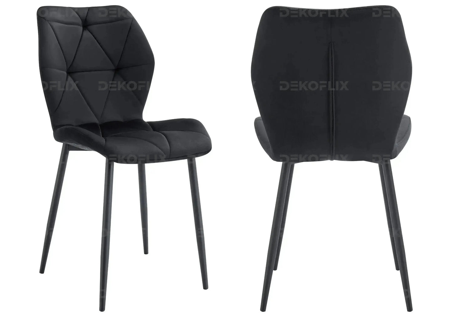 Chaise coquillage pieds noires vert sapin NAVA New Design