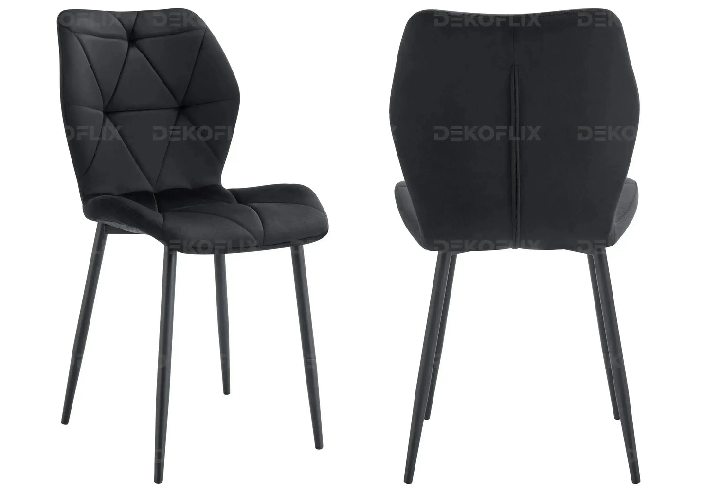 Chaise coquillage pieds noires vert sapin NAVA New Design