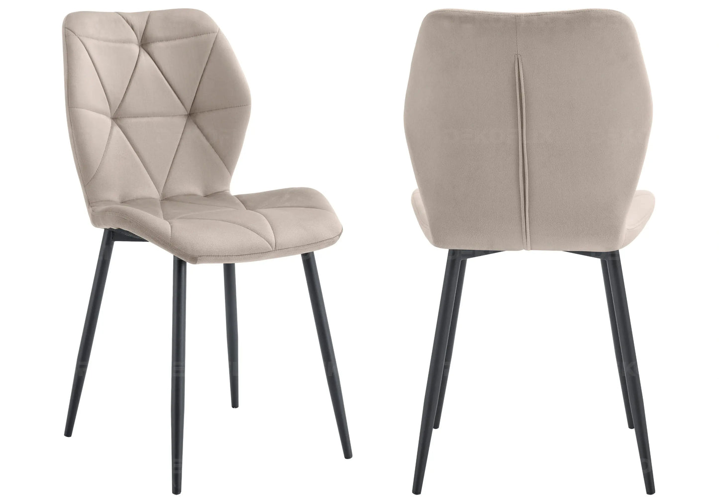 Chaise coquillage pieds noires vert sapin NAVA New Design