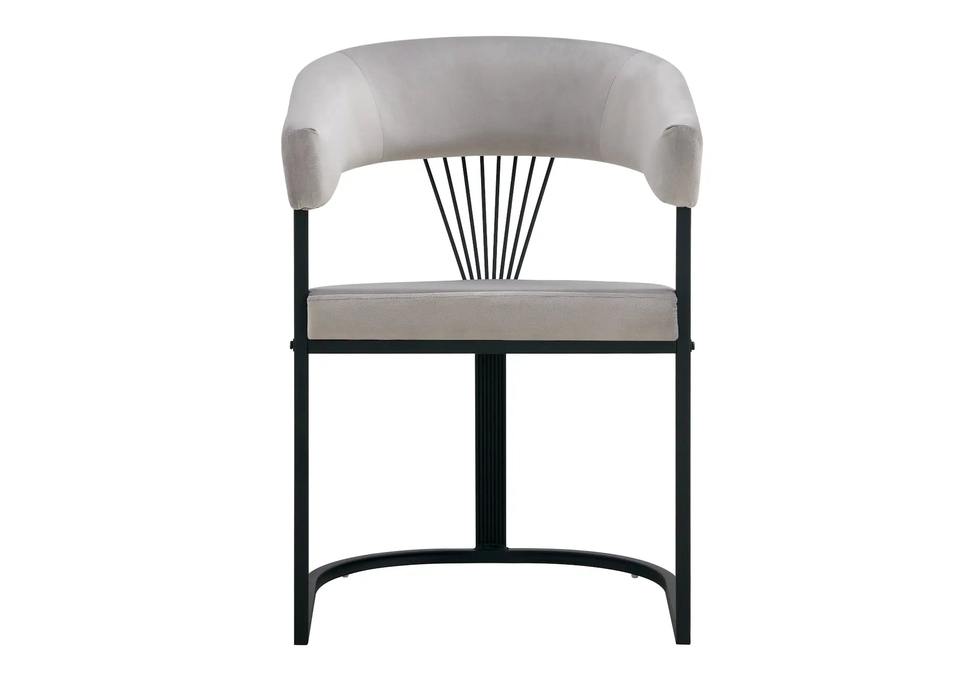 Chaise noir velours gris LILY New Design