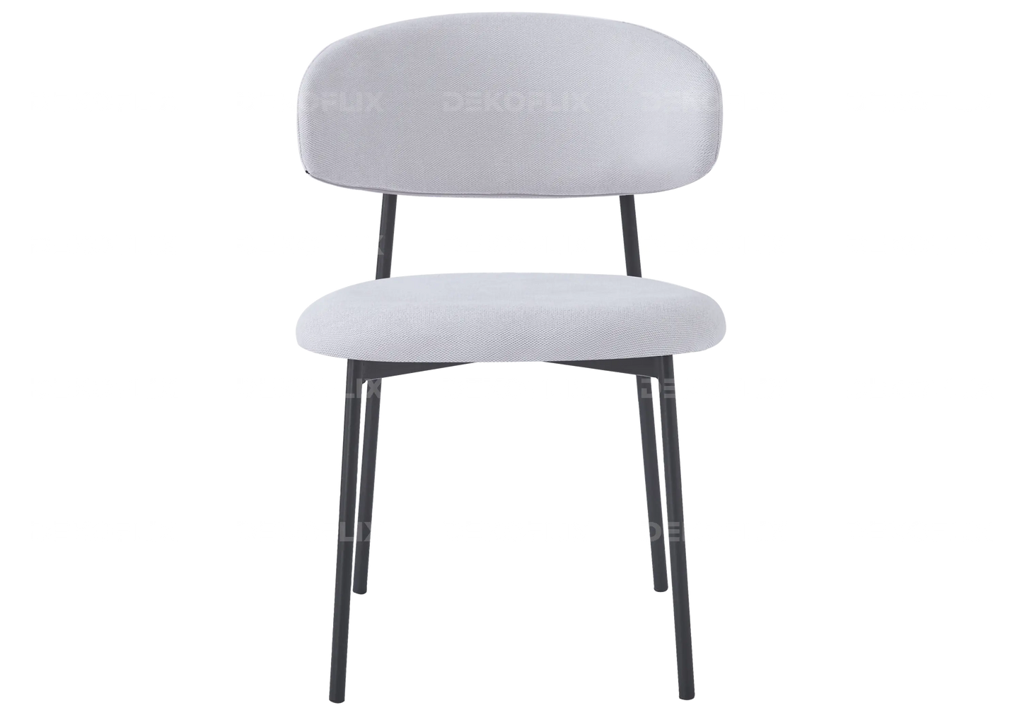 Chaise pied noir velours serge beige ASNA New Design