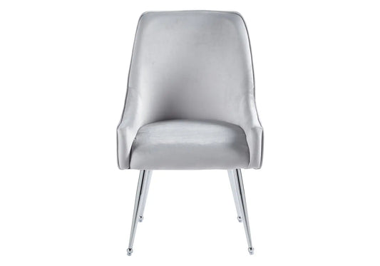 Chaise poignée chrome gris OPUS (Lot de 2) New Design