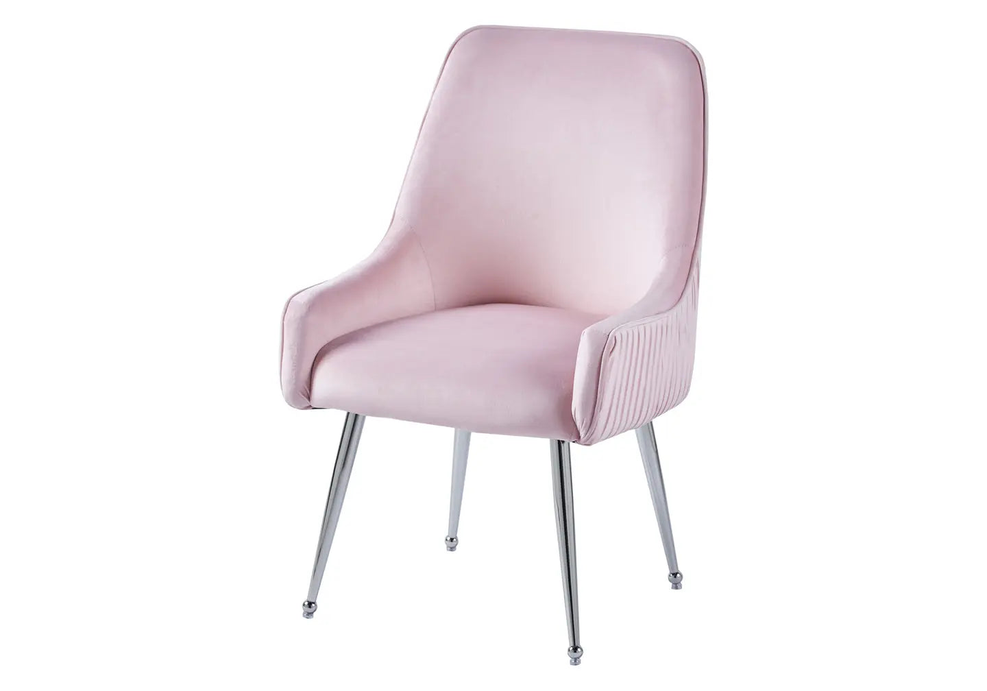 Chaise poignée chrome rose OPUS (Lot de 2) New Design