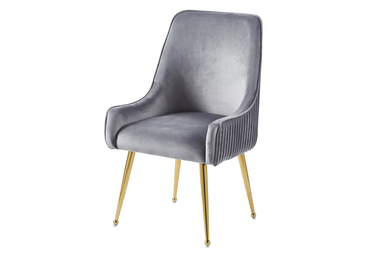 Chaise poignée dorée anthracite OPUS (Lot de 2) New Design