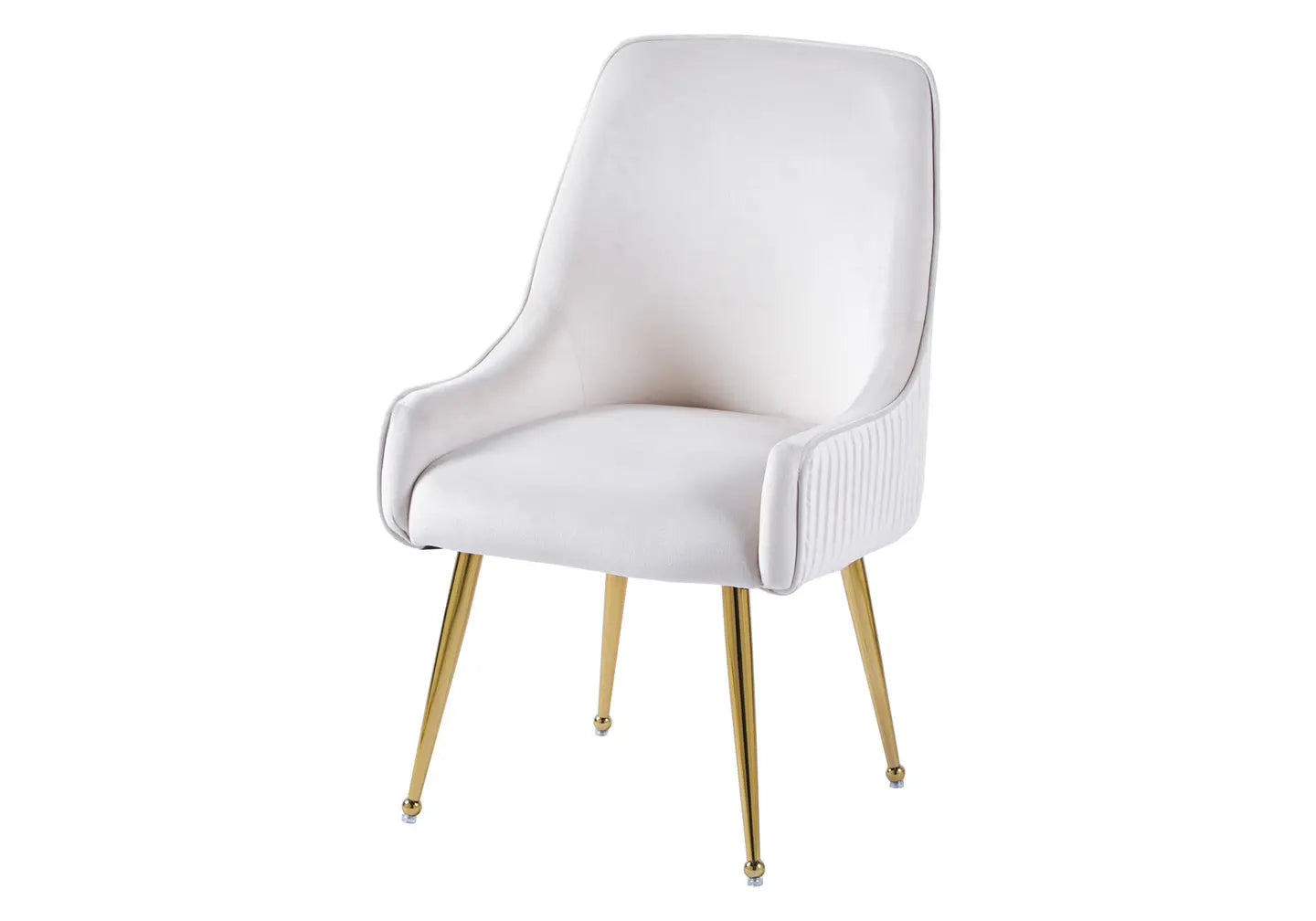 Chaise poignée dorée beige OPUS (Lot de 2) New Design
