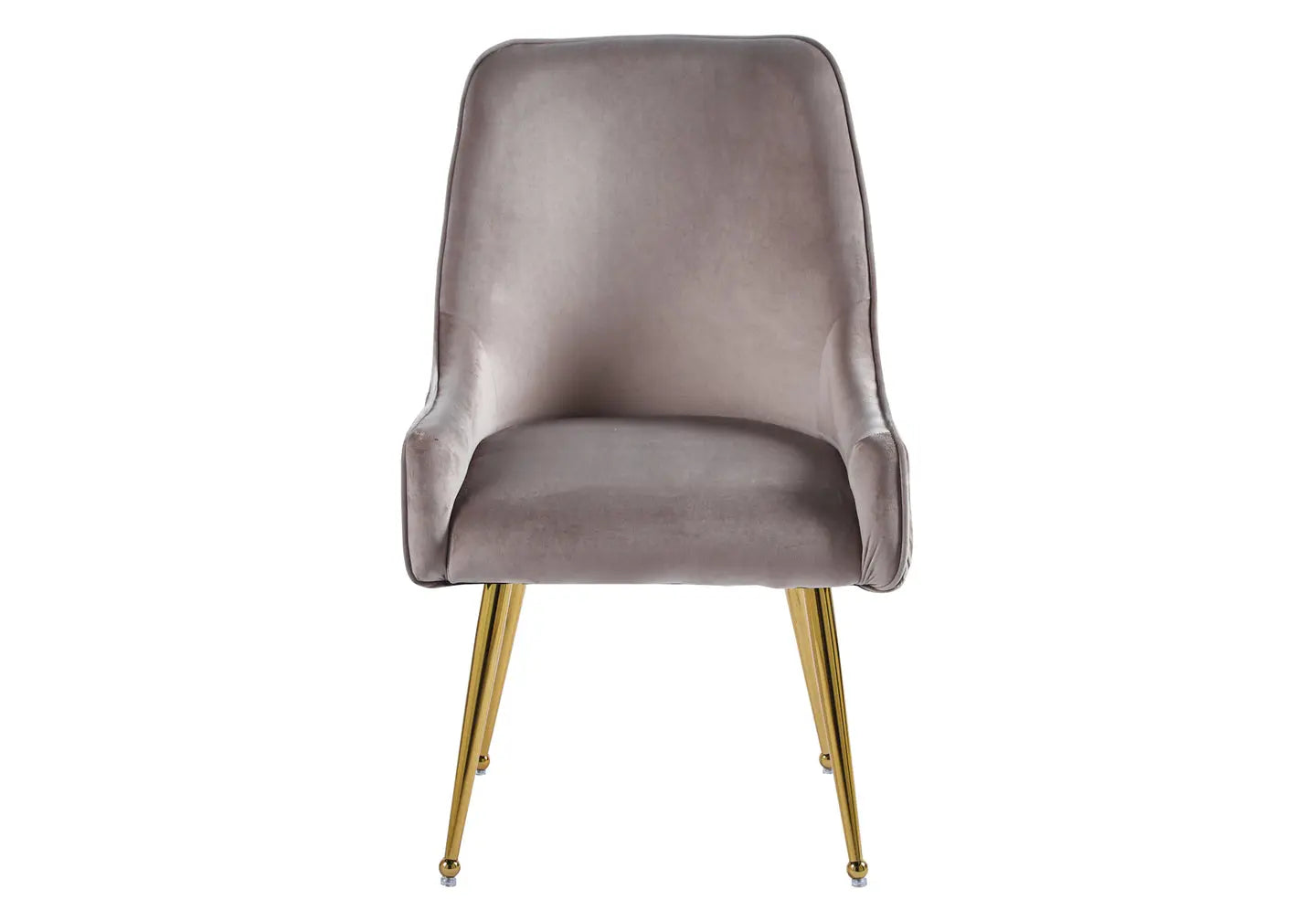 Chaise poignée dorée moka OPUS (Lot de 2) New Design