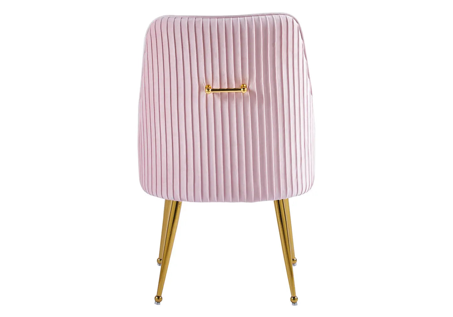 Chaise poignée dorée rose OPUS (Lot de 2) New Design