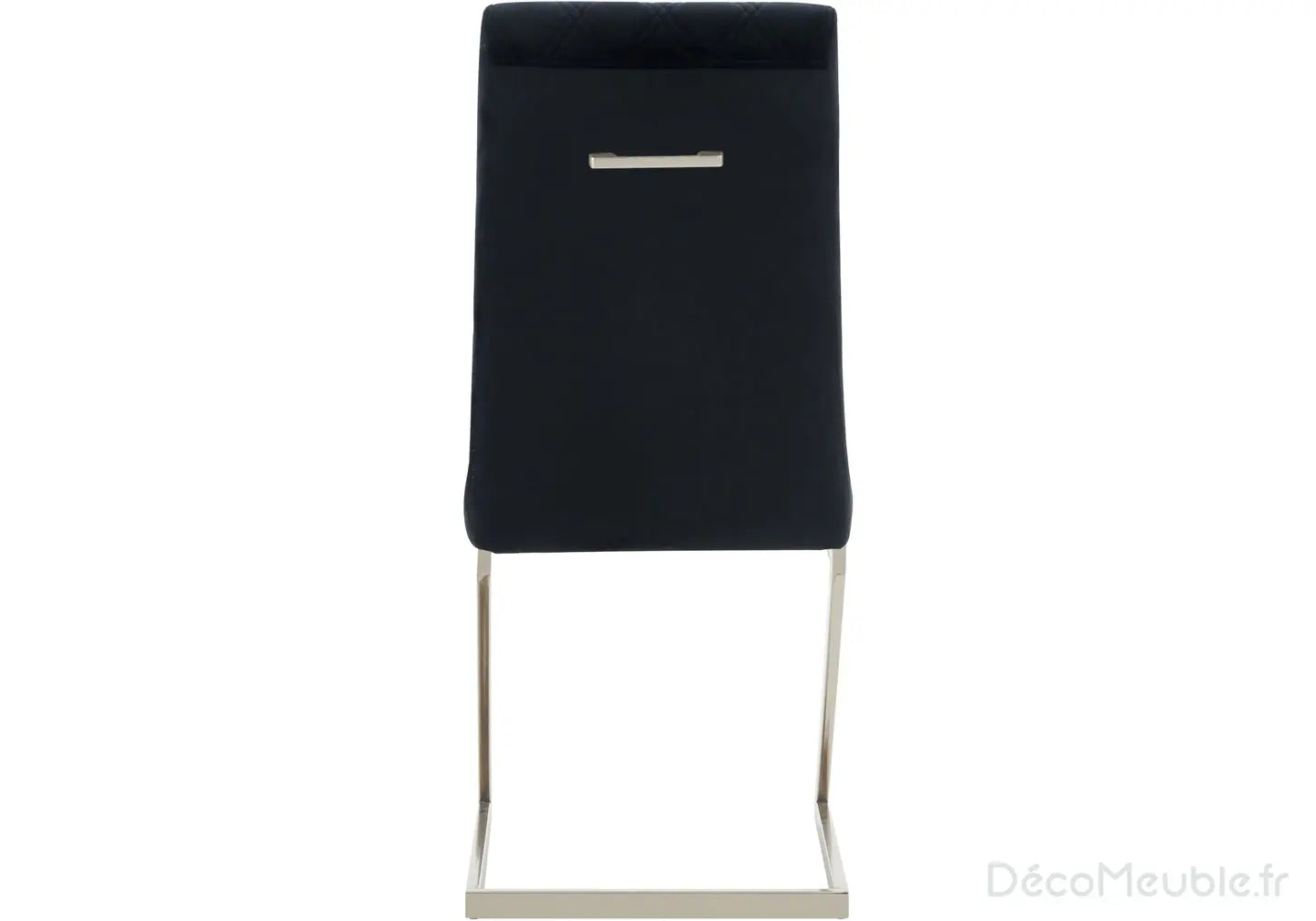Chaise velours noir design AVA (lot de 6) New Design