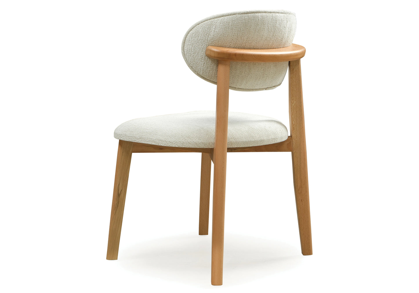 Chaise en Bois Scandinave Tendance – INCI - Lot de 2 - DEKOFLIX