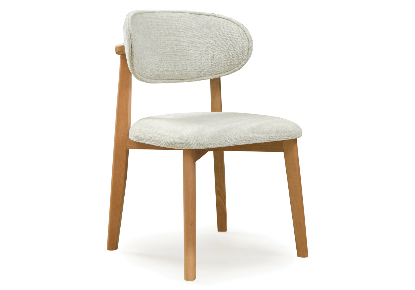 Chaise en Bois Scandinave Tendance – INCI - Lot de 2 - DEKOFLIX