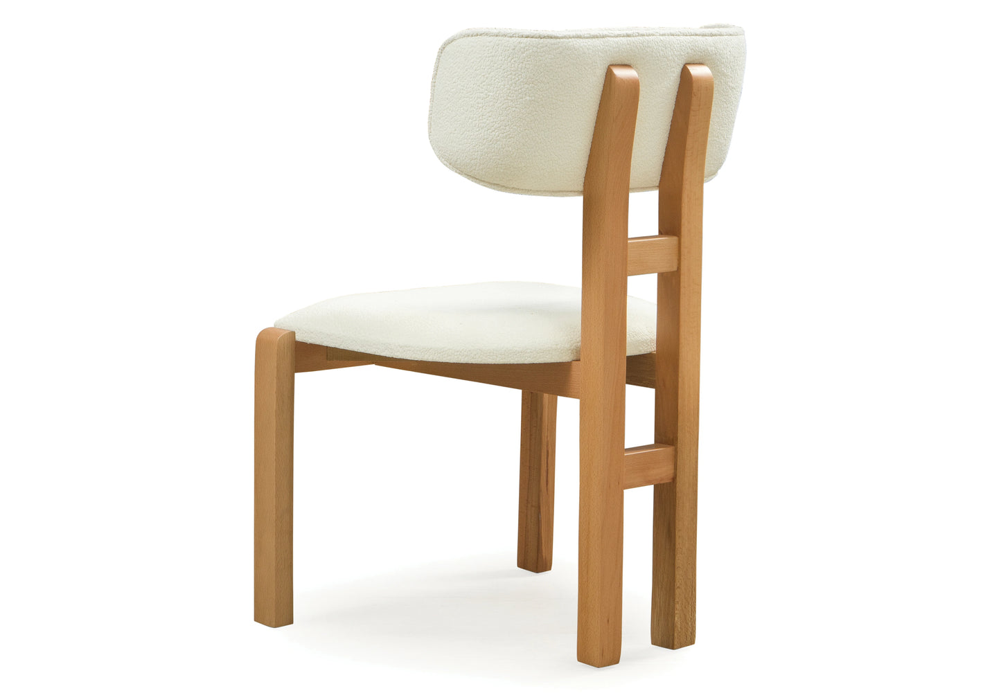 Chaise en Bois Scandinave Tendance SUDE - Lot de 2