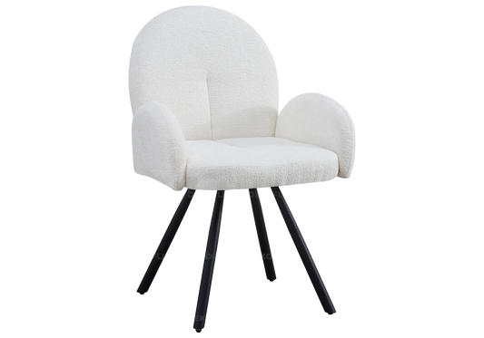 Chaises design velours ecru MIMI New Design