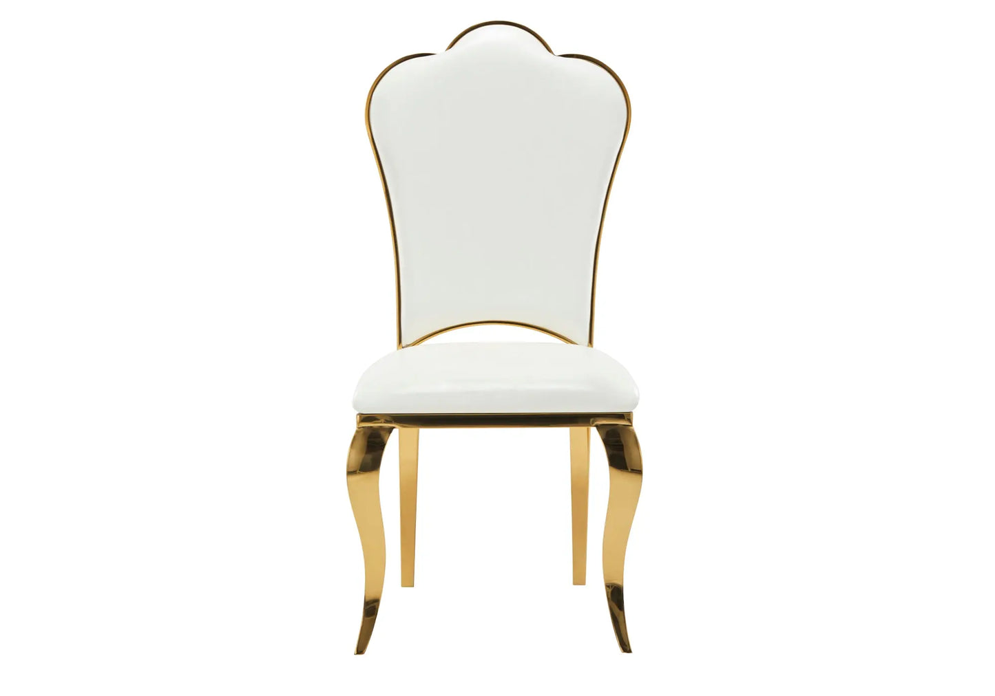 Chaises gold baroque blanc UDO New Design