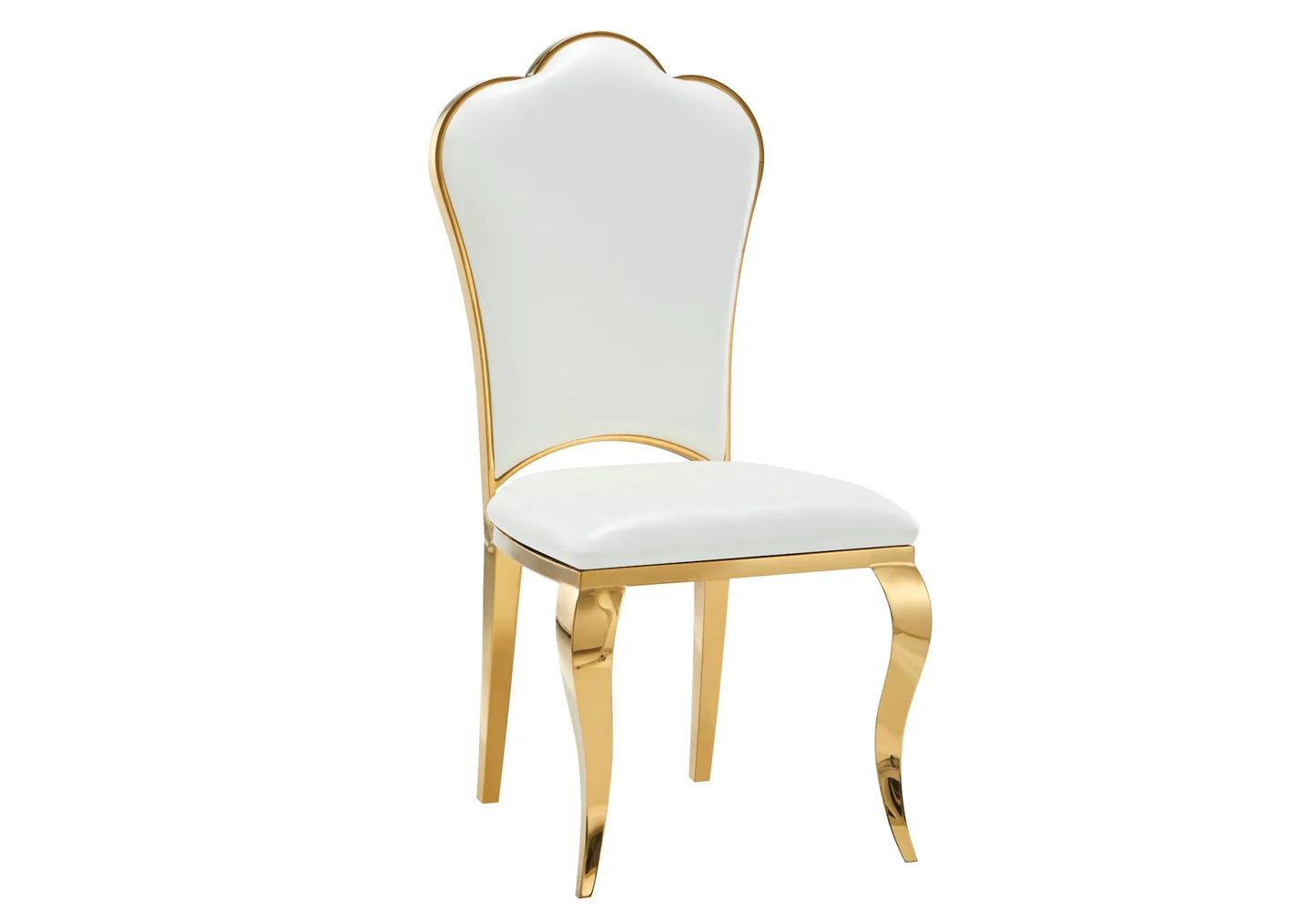 Chaises gold baroque blanc UDO New Design