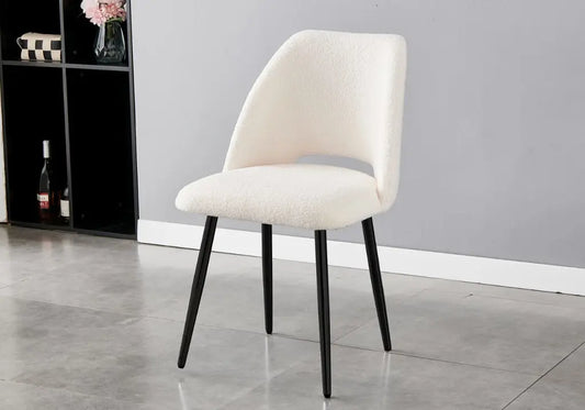 Chaises noires blanc LEONI (lot de 4) New Design