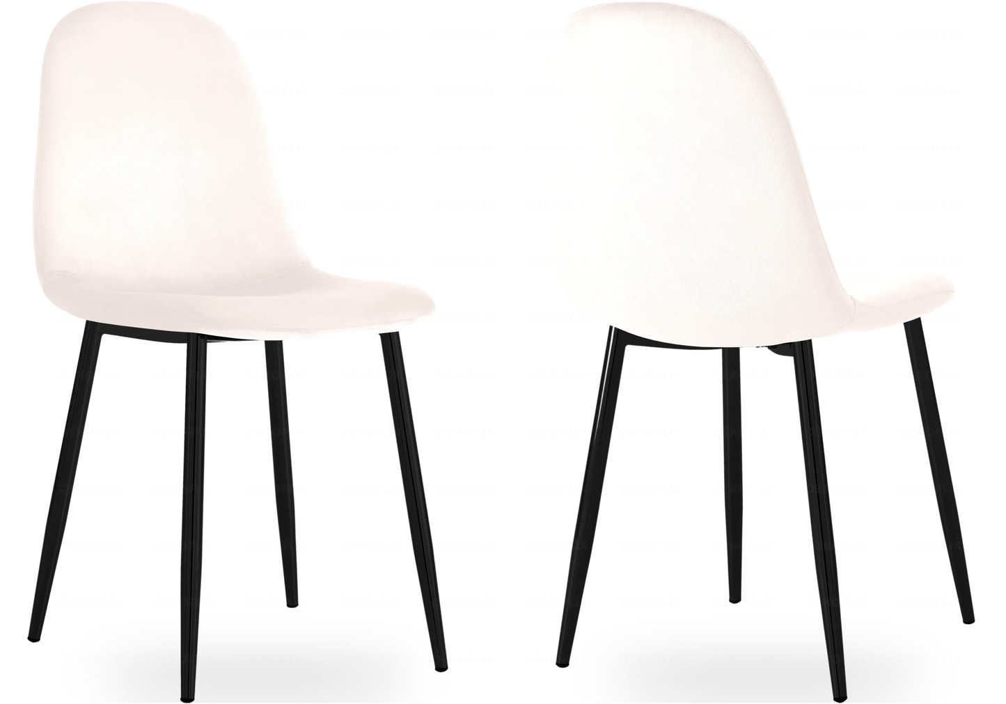 Chaises scandinave noir beige LOA New Design
