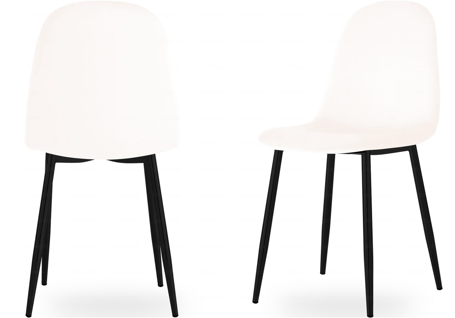 Chaises scandinave noir beige LOA New Design