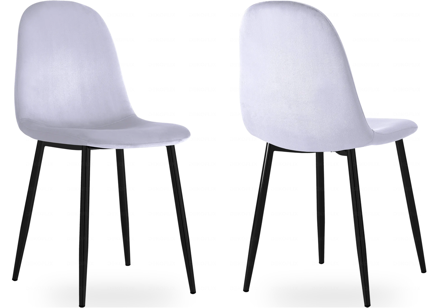 Chaises scandinave noir gris LOA New Design
