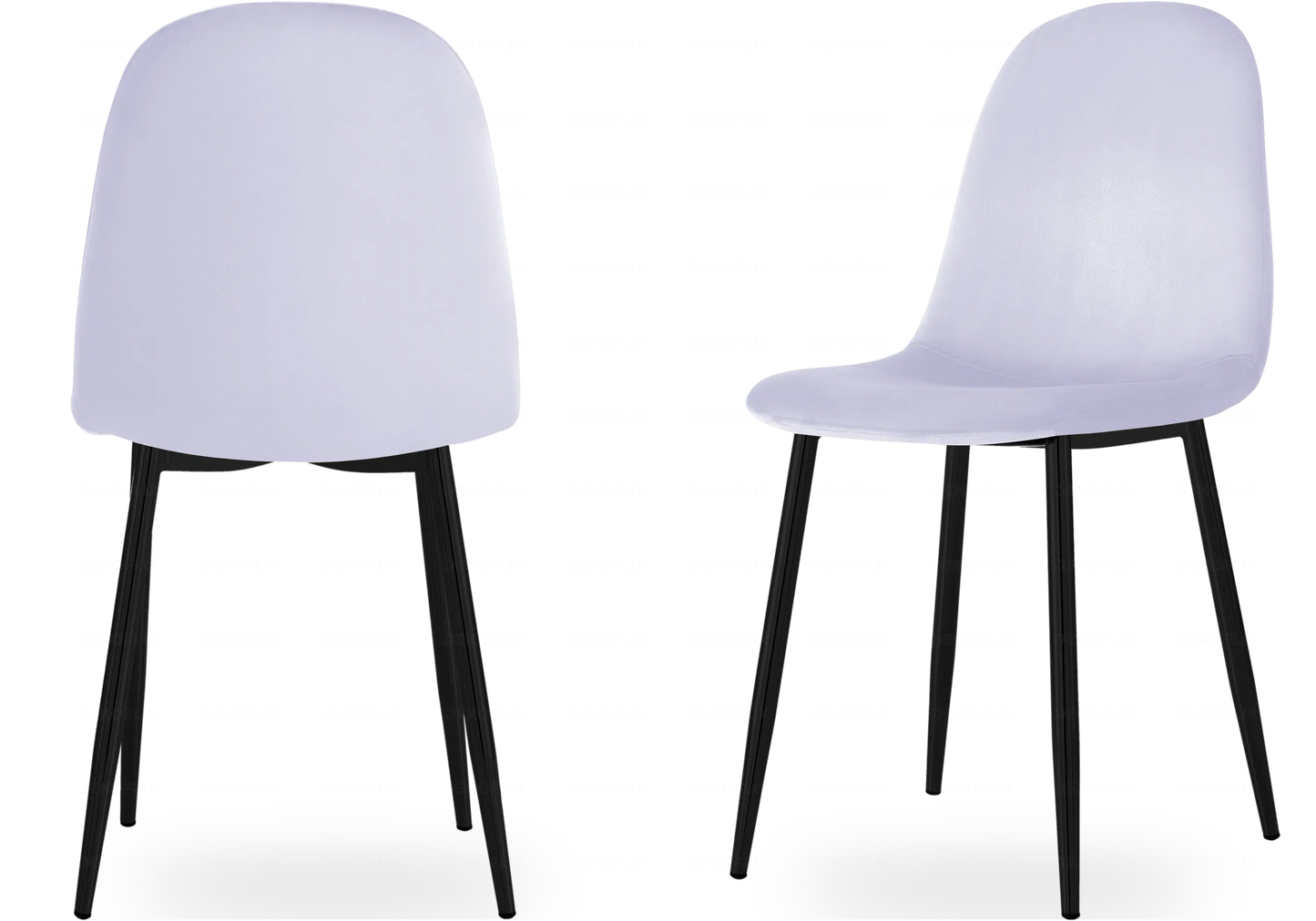 Chaises scandinave noir gris LOA New Design