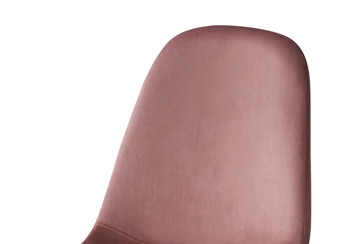 Chaises scandinave velours rose LOA (Lot de 6) New Design