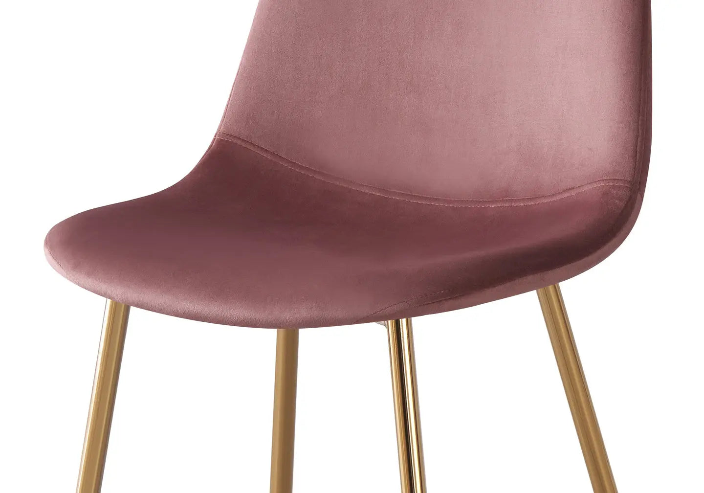 Chaises scandinave velours rose LOA (Lot de 6) New Design