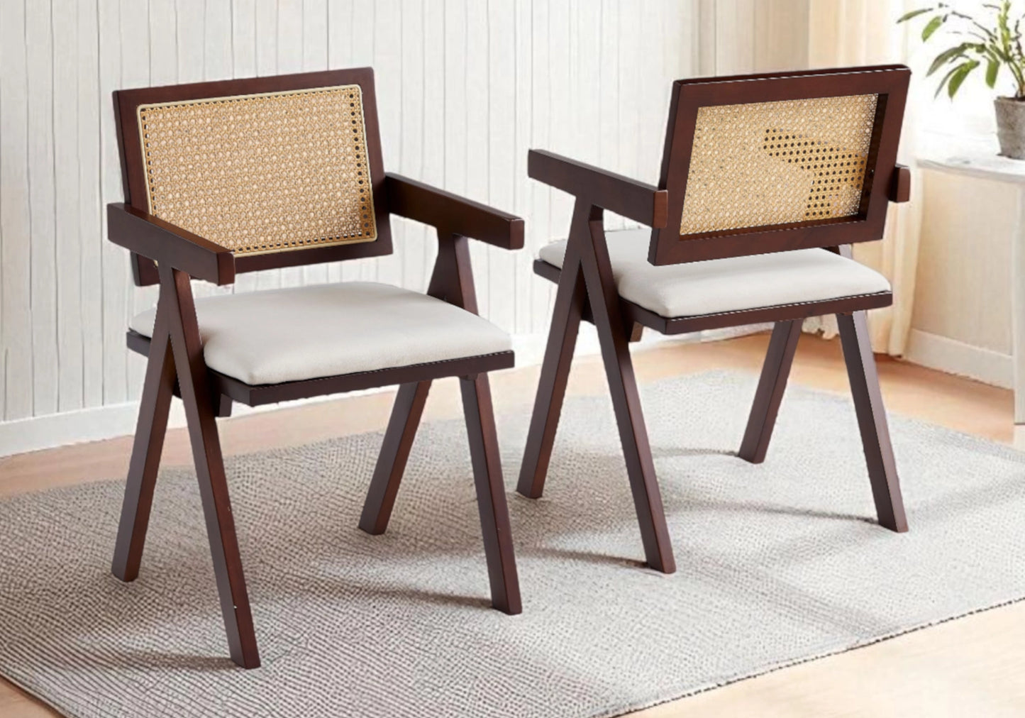 Table basse ovale noyer travertin - MONZA