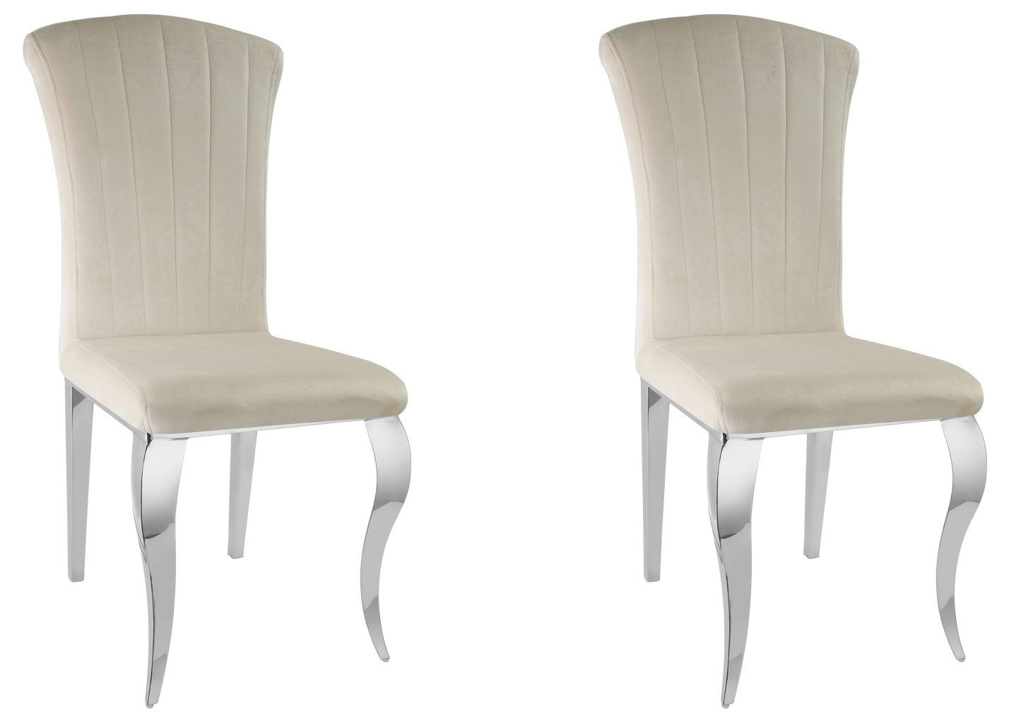 Table à manger ronde marbre blanc pieds argentés – NEO
