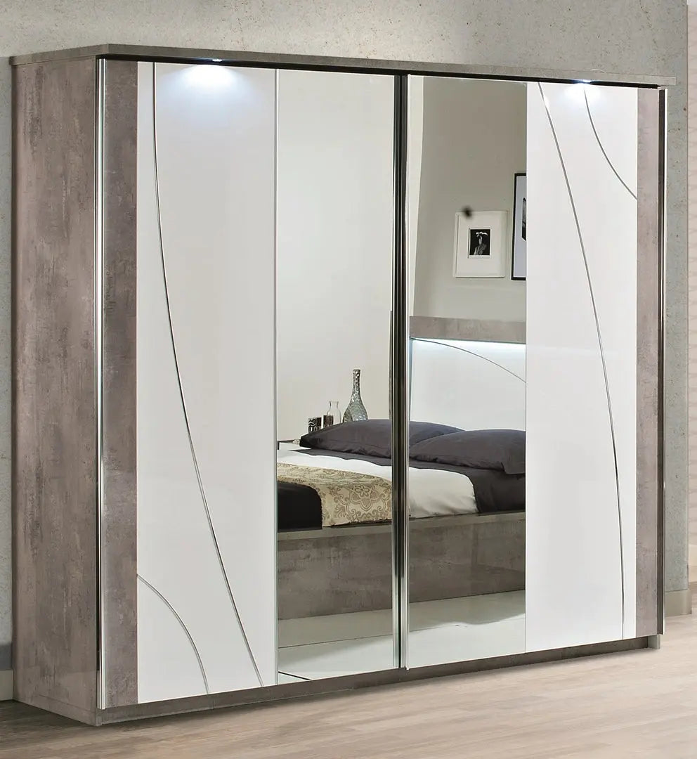 Chambre à coucher blanche MILANO Italian Mobili