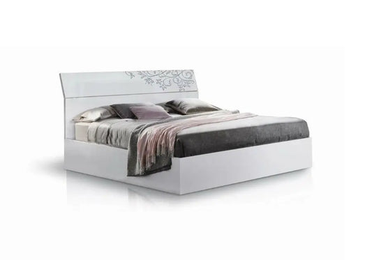 Chambre à coucher blanche florale MARY Italian Mobili