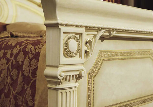 Chambre complète baroque laqué or ivoire ALLA CG Italy