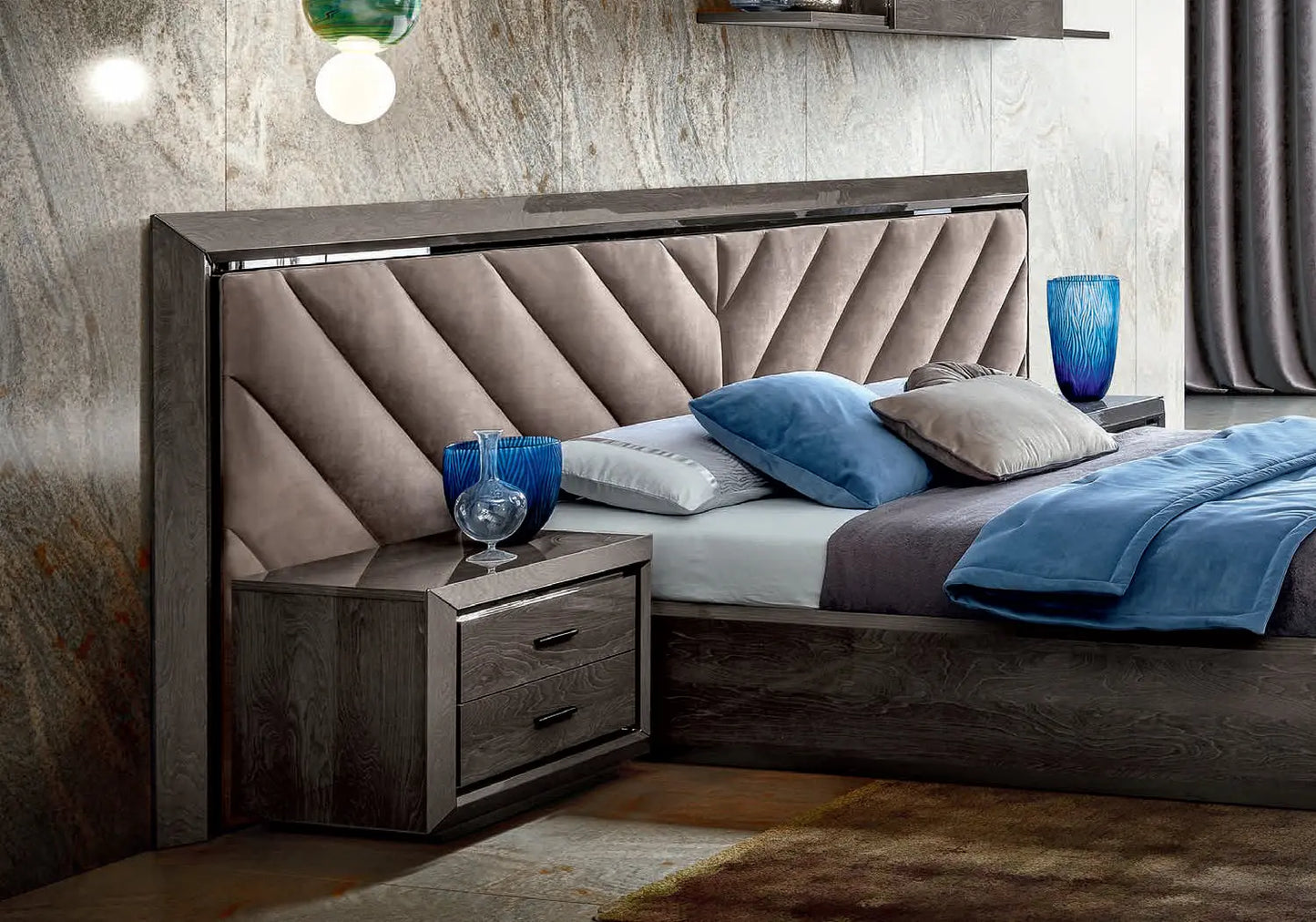 Chambre complète boiserie bouleau PURA CG Italy