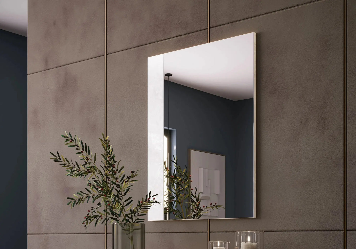 Chambre complète capitonné beige NEOMI Italian TL