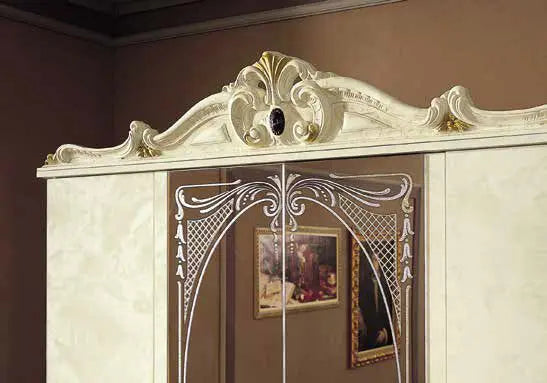 Chambre complète capitonné ivoire KONE CG Italy