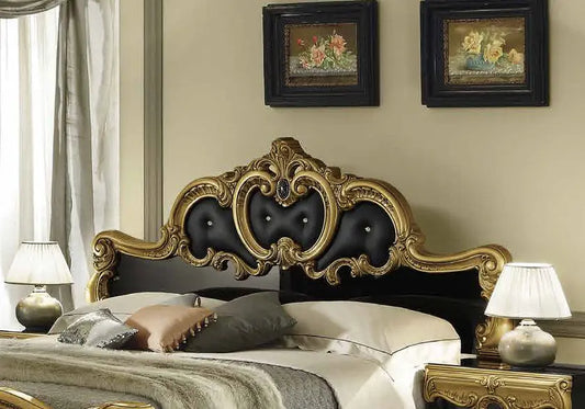 Chambre complète capitonné noir or KONE CG Italy