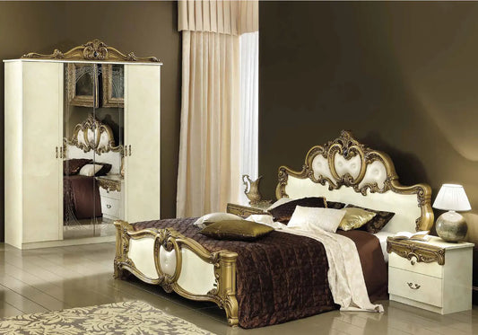 Chambre complète capitonné or ivoire KONE CG Italy