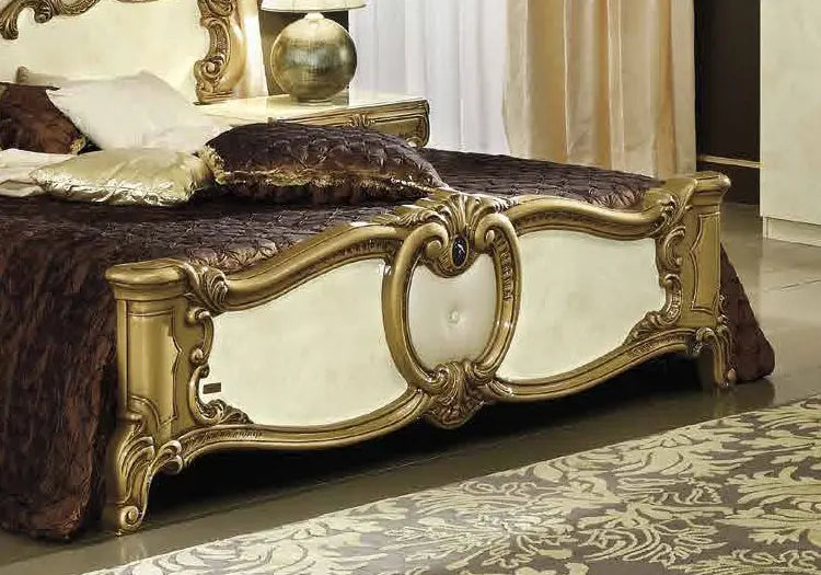 Chambre complète capitonné or ivoire KONE CG Italy