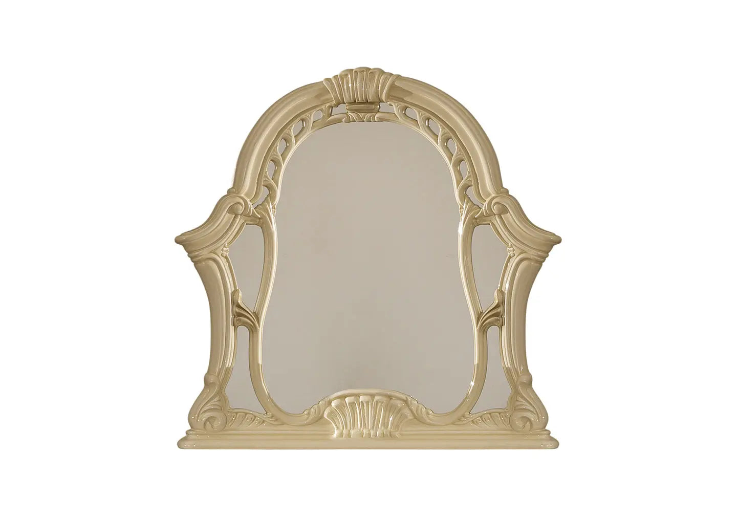 Chambre complète capitonnée laquée beige LOIS Made in Italy