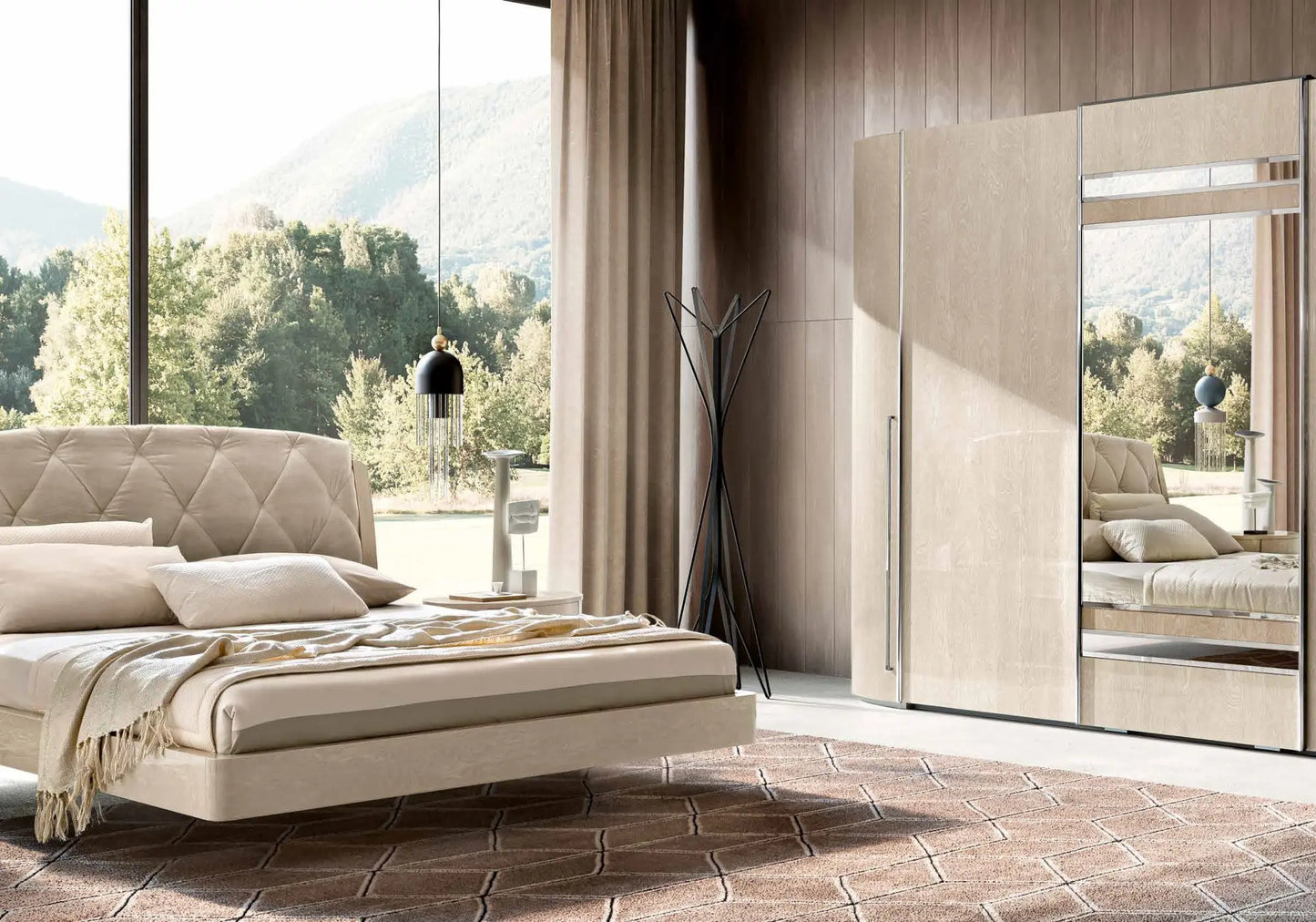 Chambre complète design sable MIYA CG Italy
