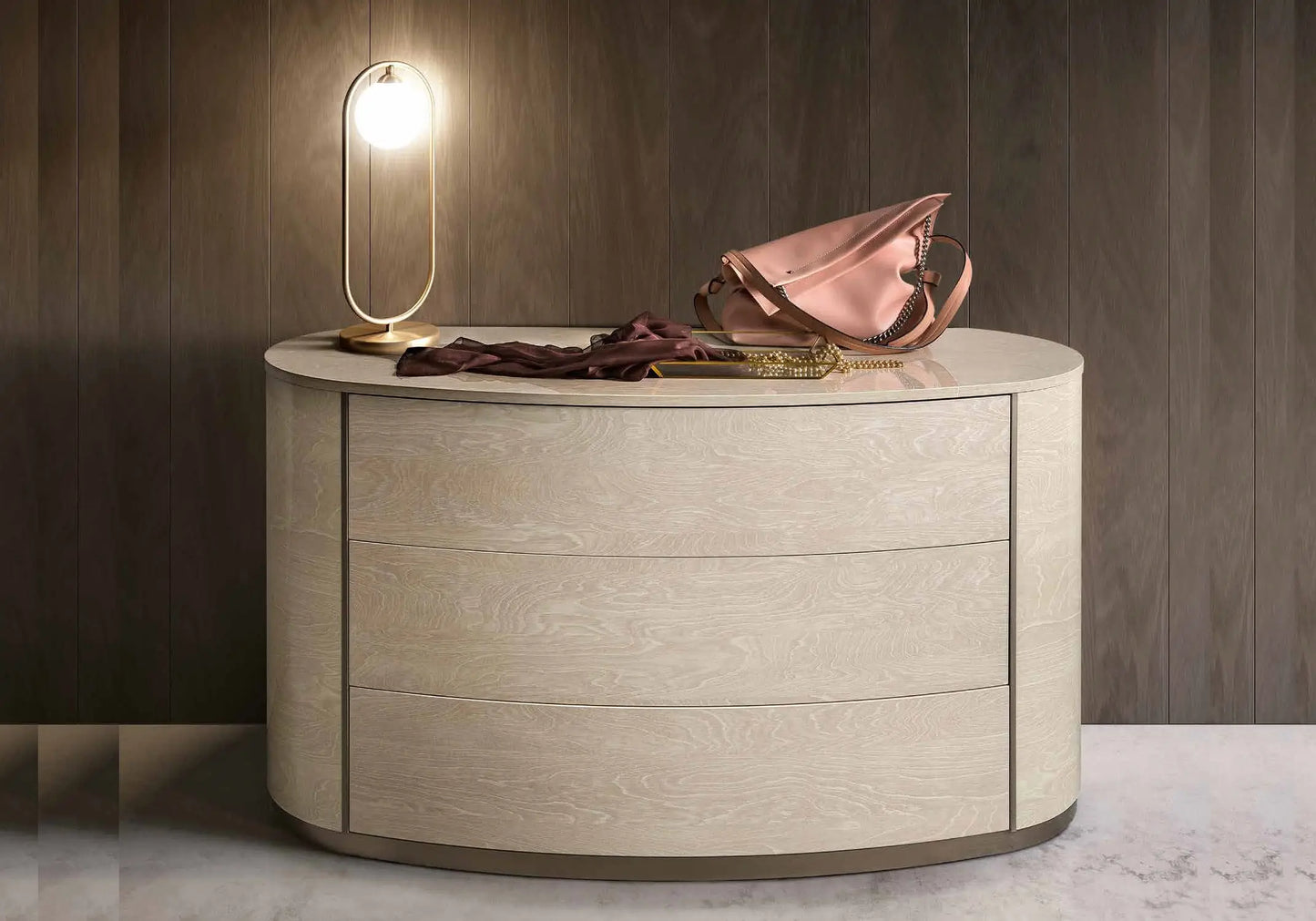 Chambre complète design sable MIYA CG Italy