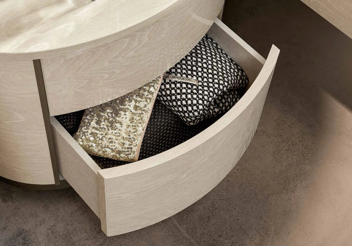 Chambre complète design sable MIYA CG Italy