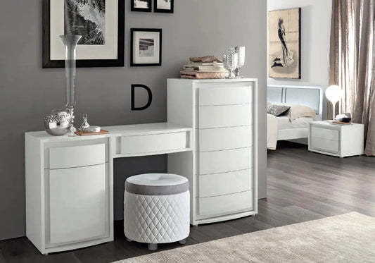 Chambre complète laqué blanc ISAAC CG Italy