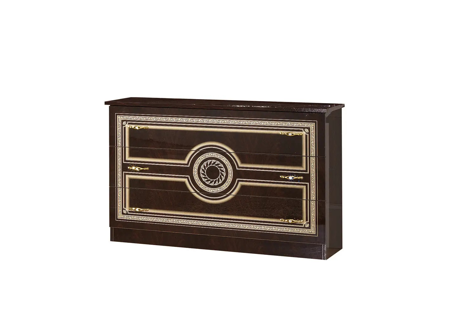 Chambre complète laquée acajou LOIS Made in Italy