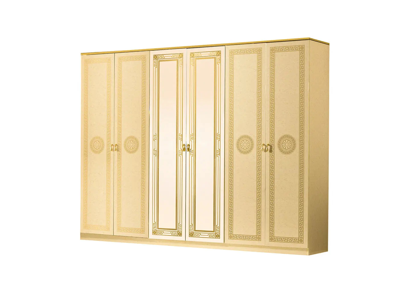 Chambre complète laquée beige or ROBBY Made in Italy