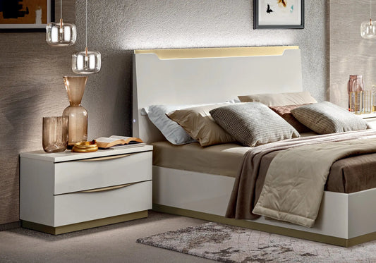 Chambre complète laquée blanc XENA CG Italy