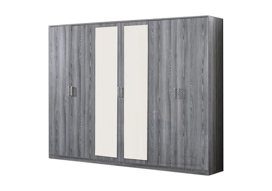 Chambre complète laquée gris OZZİE Made in Italy