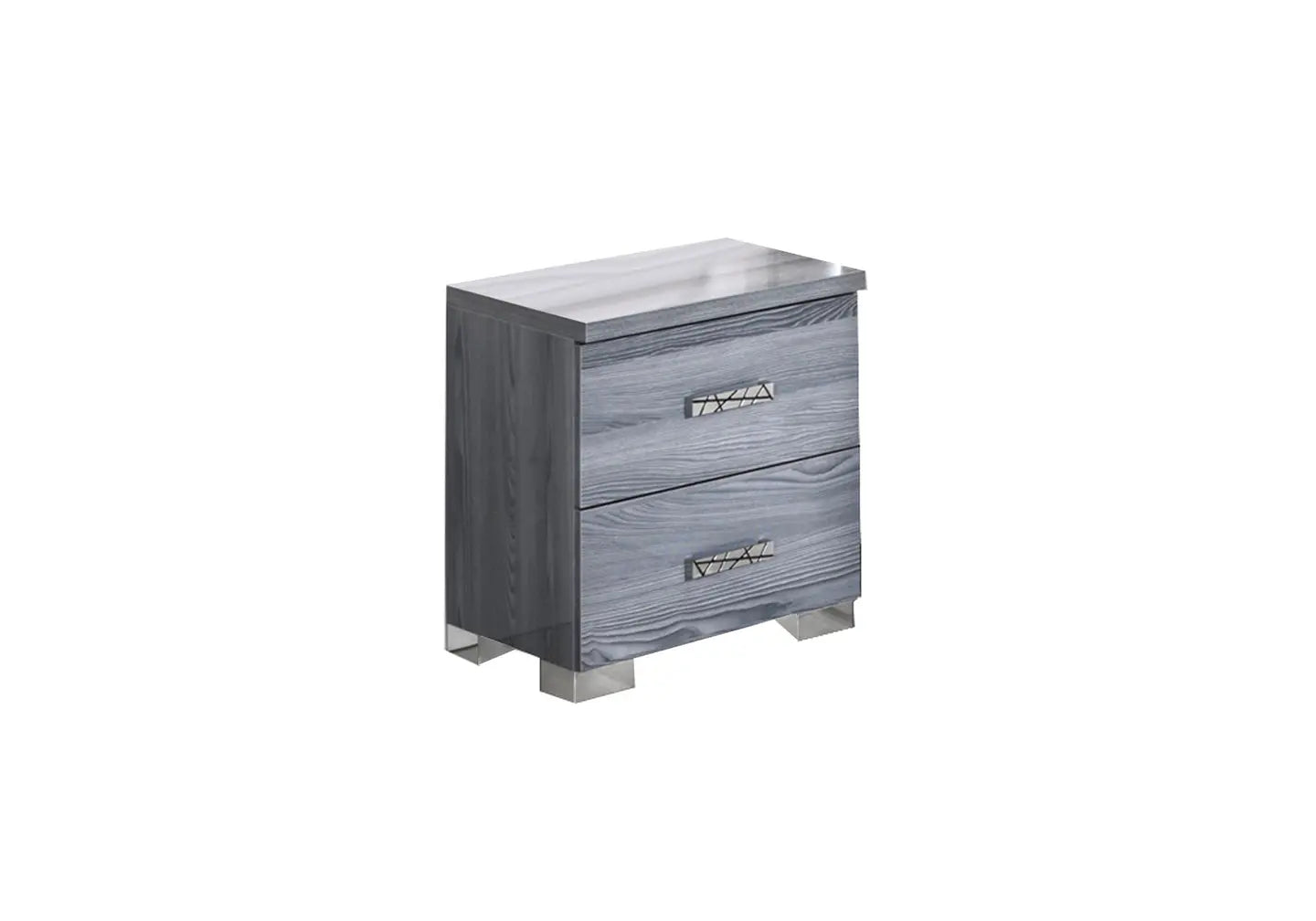 Chambre complète laquée gris OZZİE Made in Italy