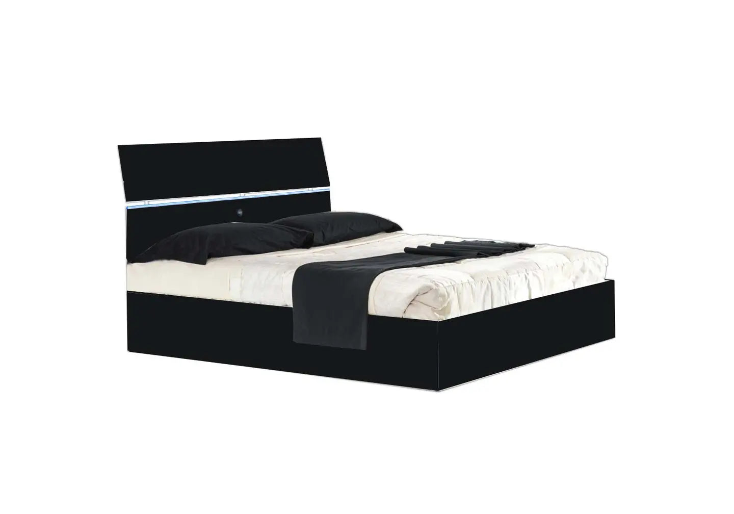 Chambre complète laquée noir LUIS Made in Italy
