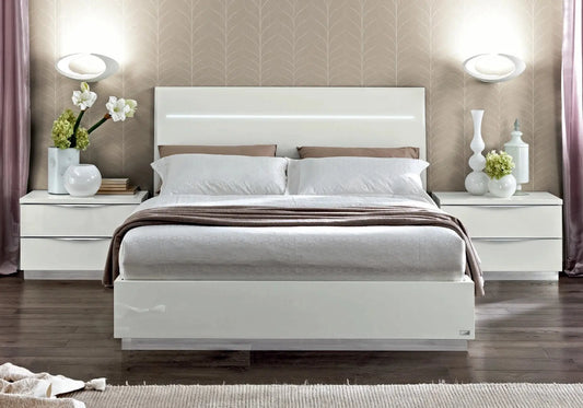 Chambre complète modern blanc MELY - DEKOFLIX