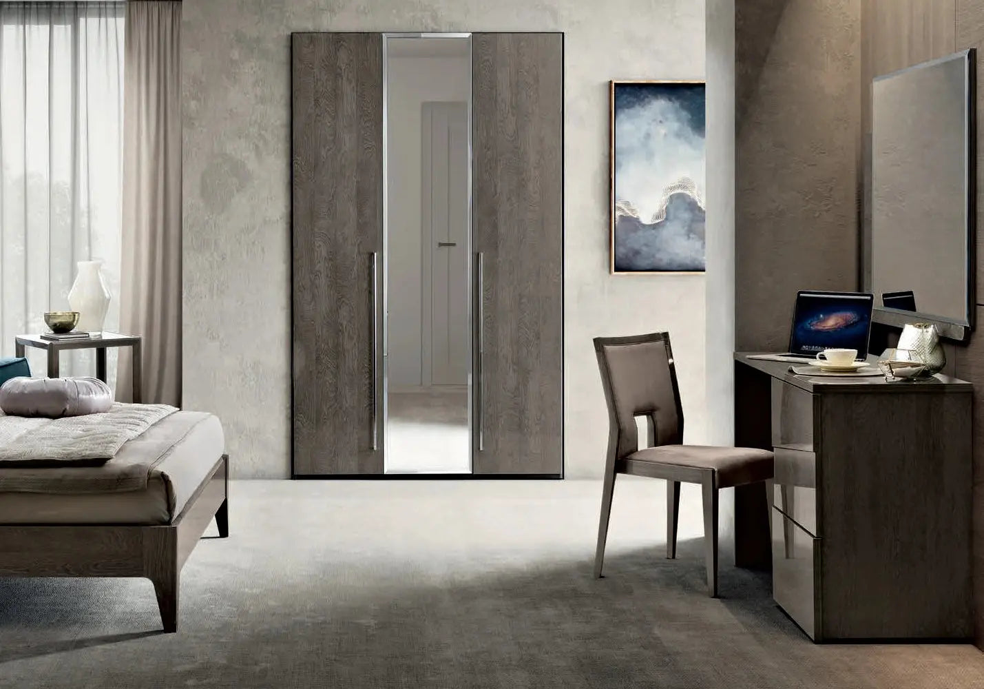 Chambre complète modern bouleau FLORE CG Italy