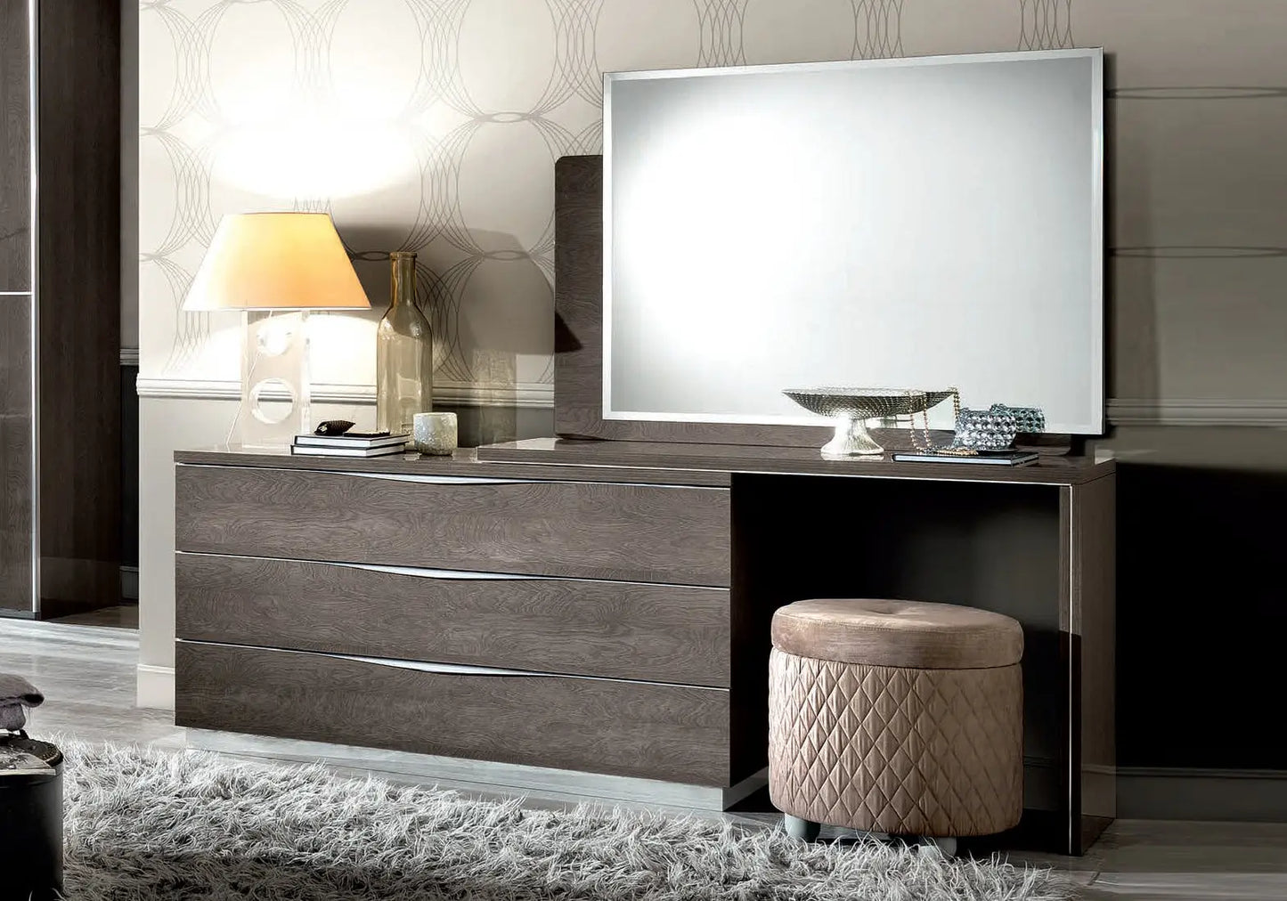 Chambre complète modern bouleau NARA CG Italy